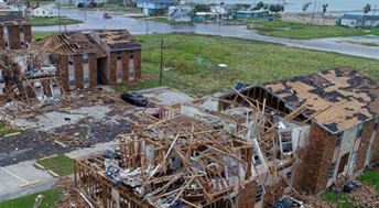 damage from hurricane Harvey