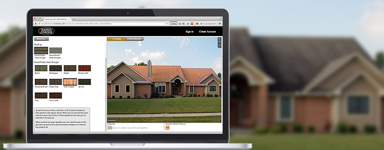 Visualize your home with steel roofing